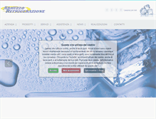 Tablet Screenshot of abruzzorefrigerazione.com